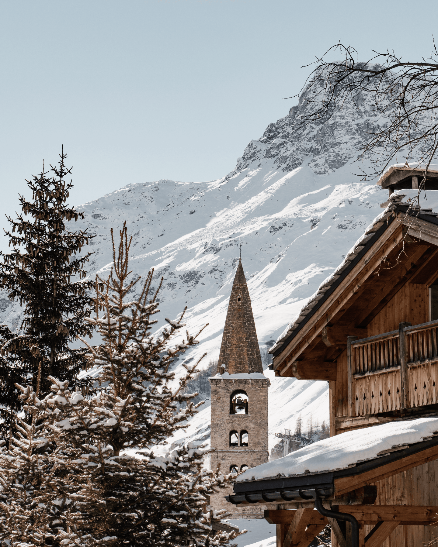 Zentrum von Val d’Isère